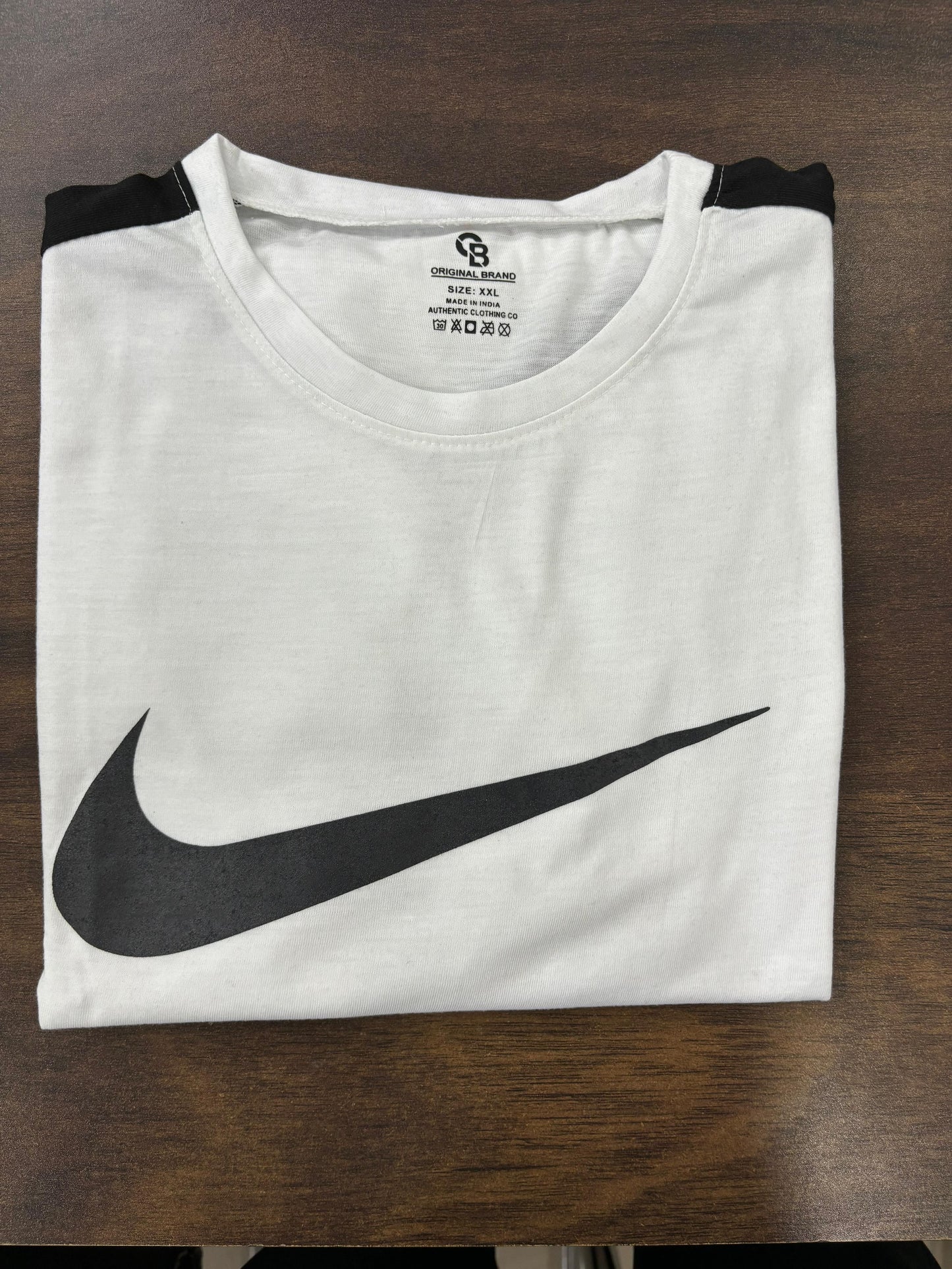 Mens Nike Cotton White T-shirt