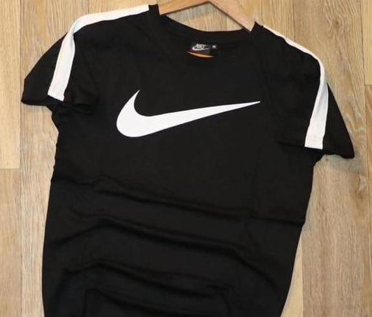 Mens Nike Cotton Black T-shirt