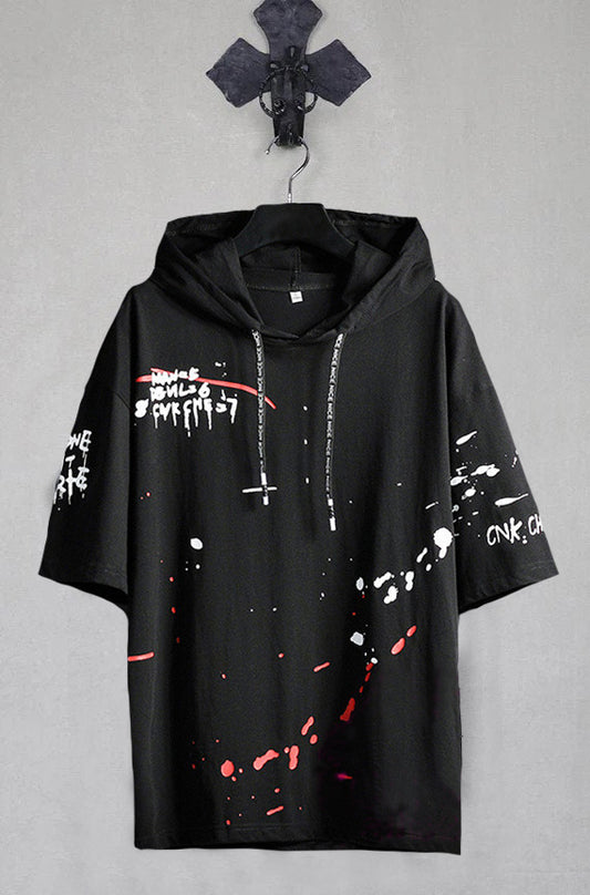 Mens Casual Cotton Printed Hoodie