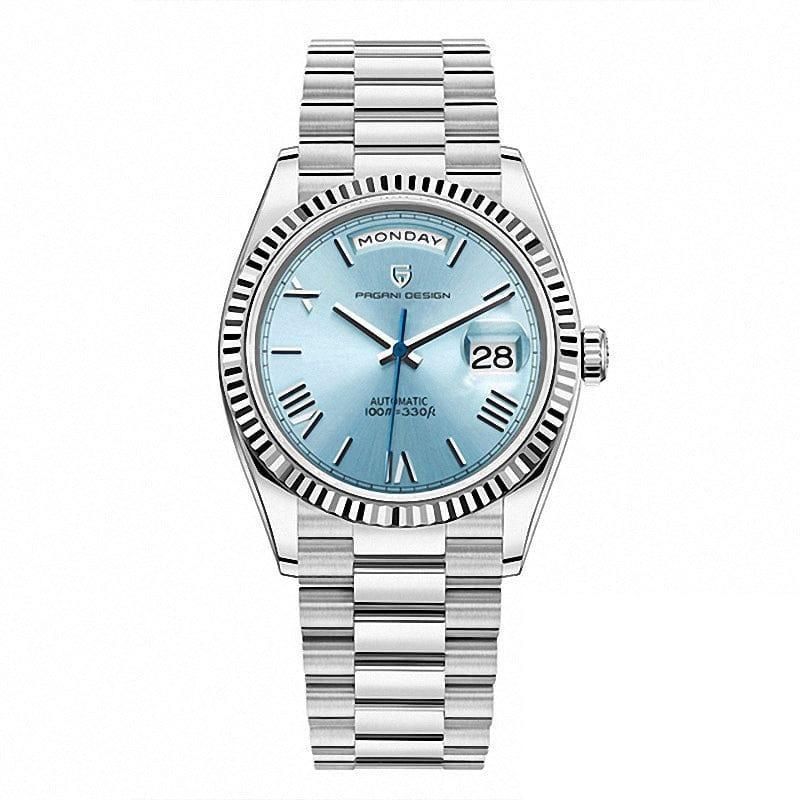 Men's Silver Stainless Steel Watch