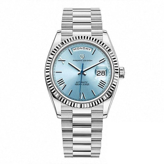 Men's Silver Stainless Steel Watch