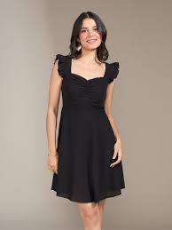 Woman's Black Germen Dress