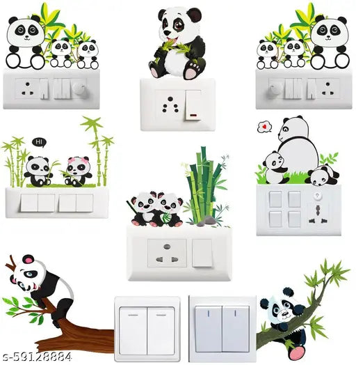 Fancy panda Wall Sticker