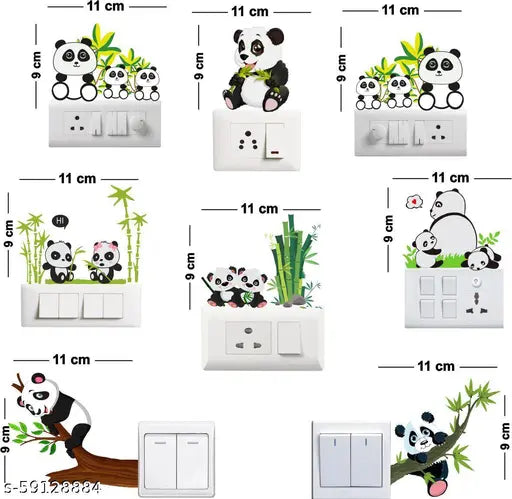 Fancy panda Wall Sticker