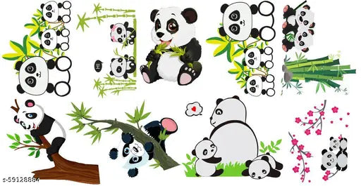 Fancy panda Wall Sticker